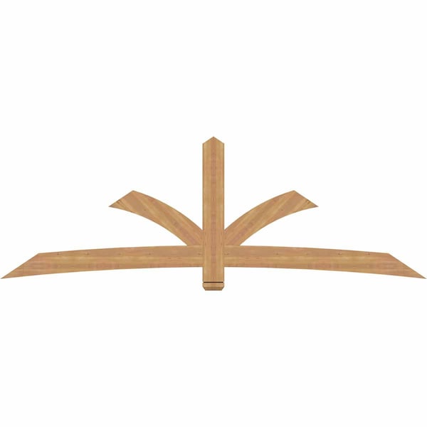 Ekena Millwork Davenport Timber Gable Bracket, Western Red Cedar, 108"W x 36"H x 1 1/2"D x 5 1/2"F, 8/12 Pitch GBW108X36X0206DAV00SWR - main